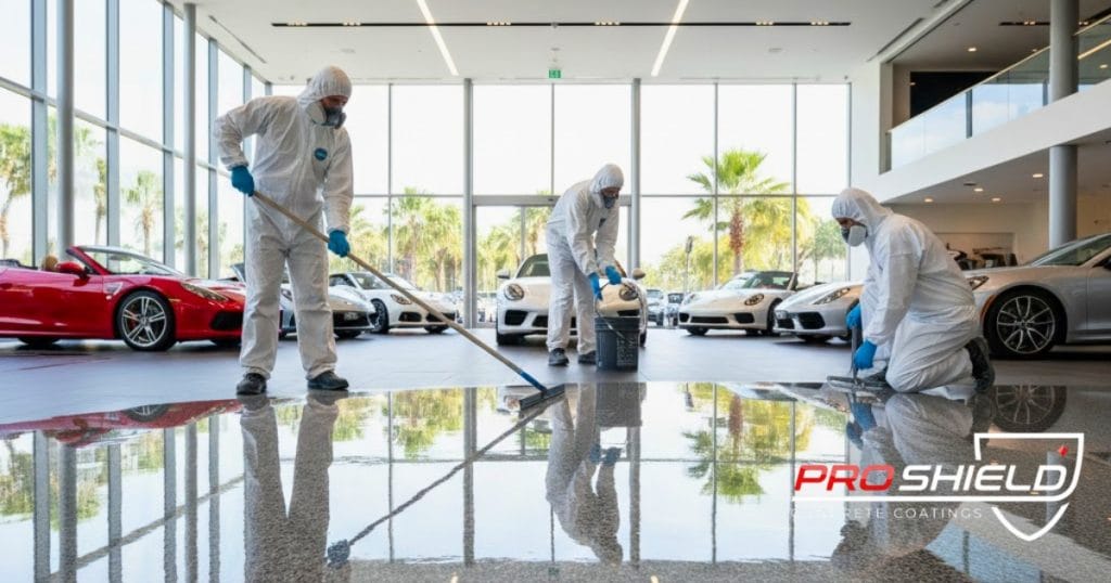 Showroom Floor Shine That Wow Customers